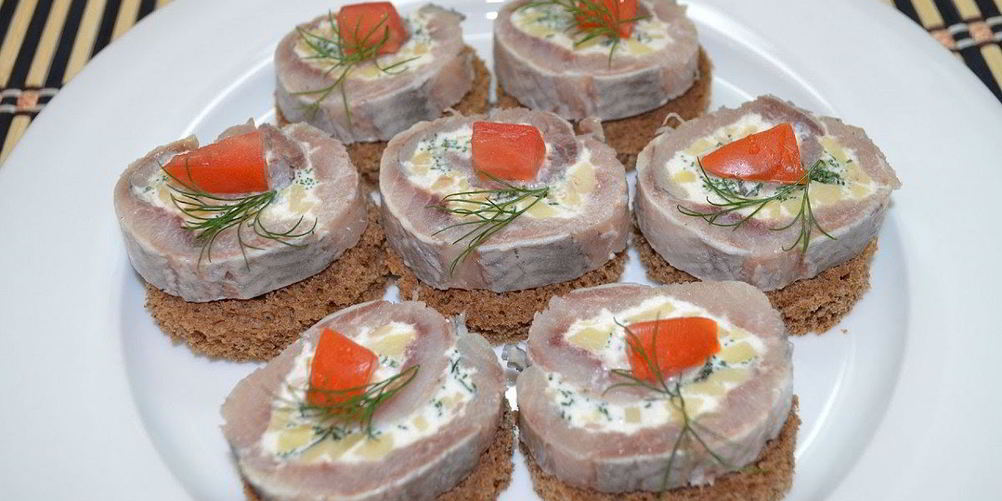 Рецепт рулет из сельди