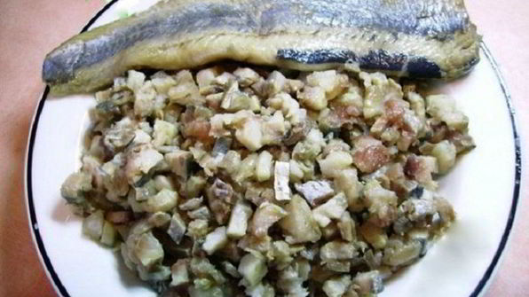 рулет из селедки