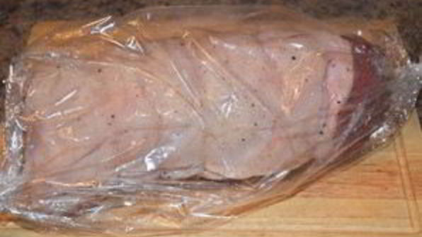 рулет из свиной брюшины