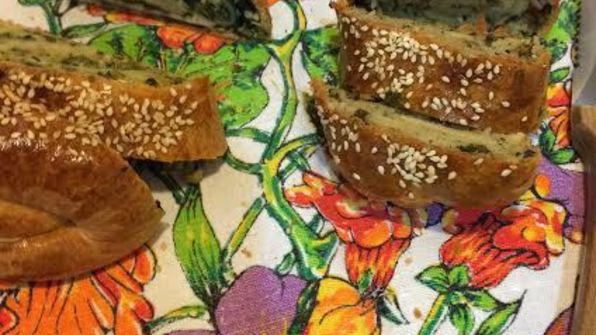 рулет с тархуном и грибами