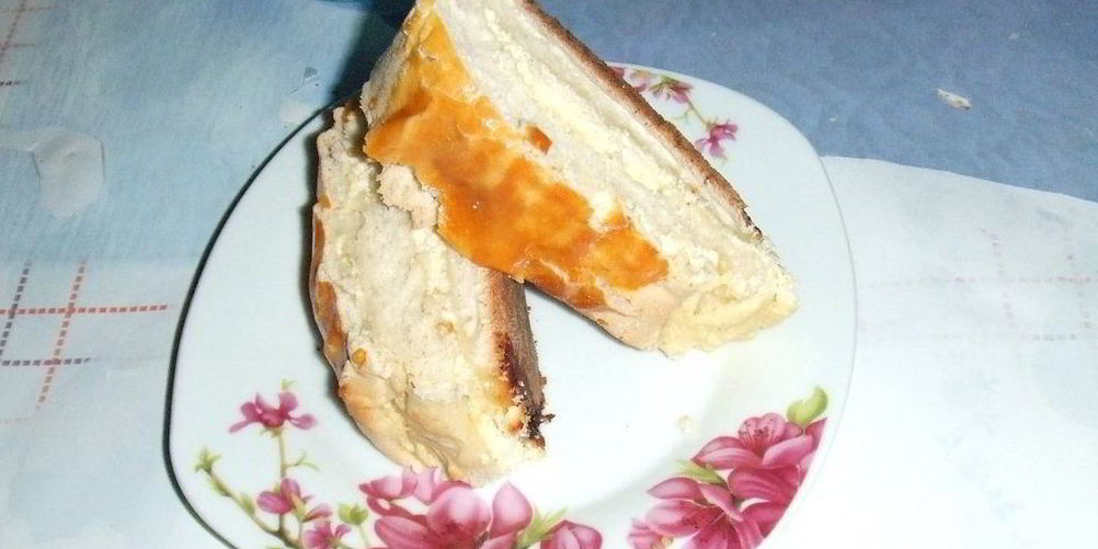 Рецепт рулет с творожной начинкой