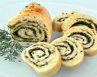 Рулет с укропом