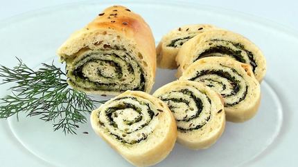 Рулет с укропом