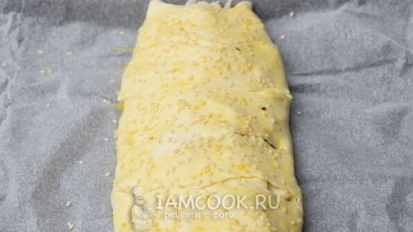 рулет с ветчиной и сыром