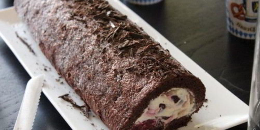 Рецепт рулет с вишней