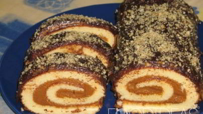 Рулет со сгущенкой