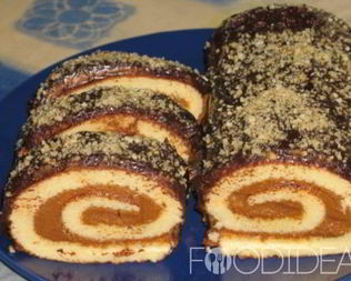 Рулет со сгущенкой