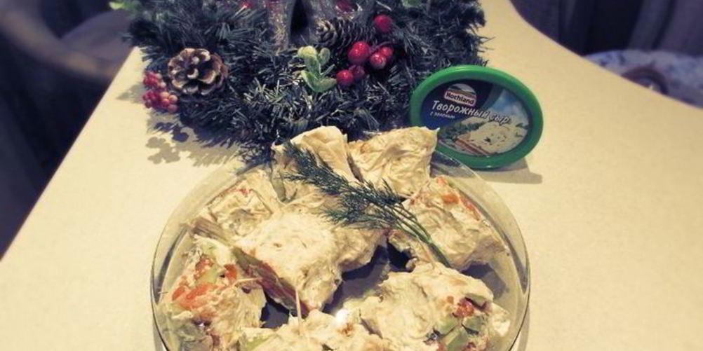 Рецепт рулет в лаваше