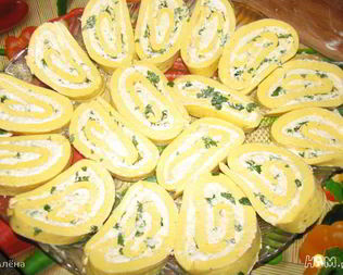 Рулет яичный