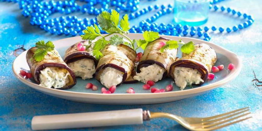 Рецепт рулетики из баклажанов с сыром