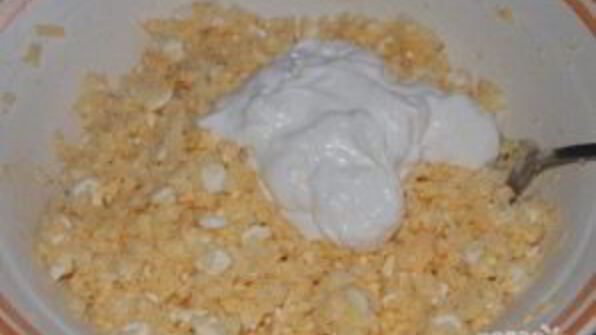 рулетики из ветчины с сырной начинкой