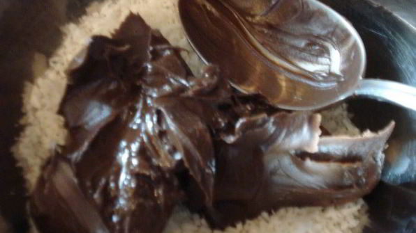 рулетики с бананом и кокосом