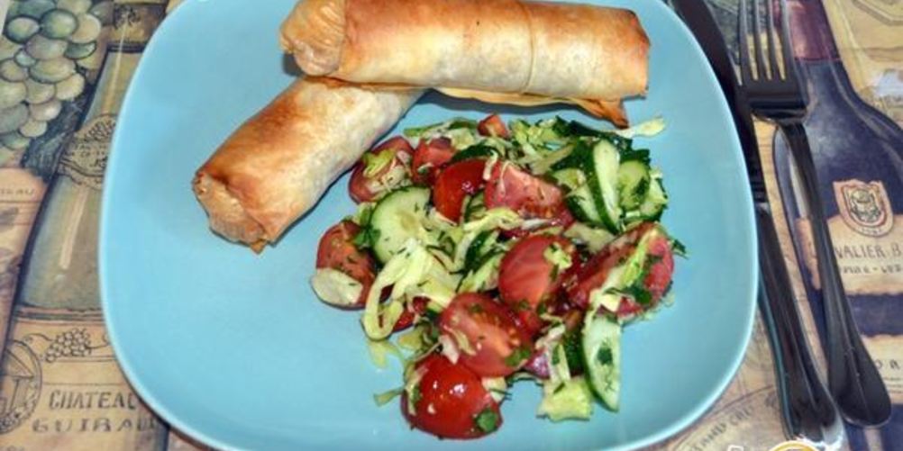 Рецепт рулетики с куриной начинкой