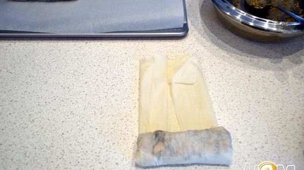 рулетики с куриной начинкой