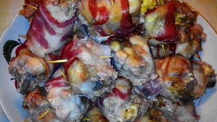 Рулетики в беконе