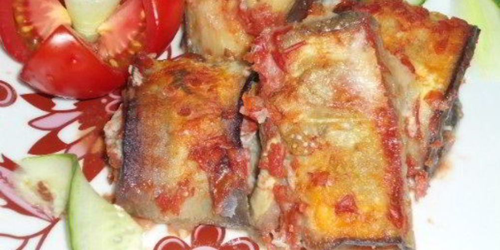 Рецепт рулеты из баклажанов с мясом