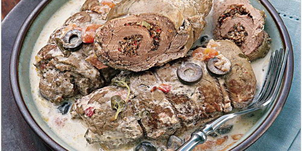 Рецепт рулеты из телятины нисуаз