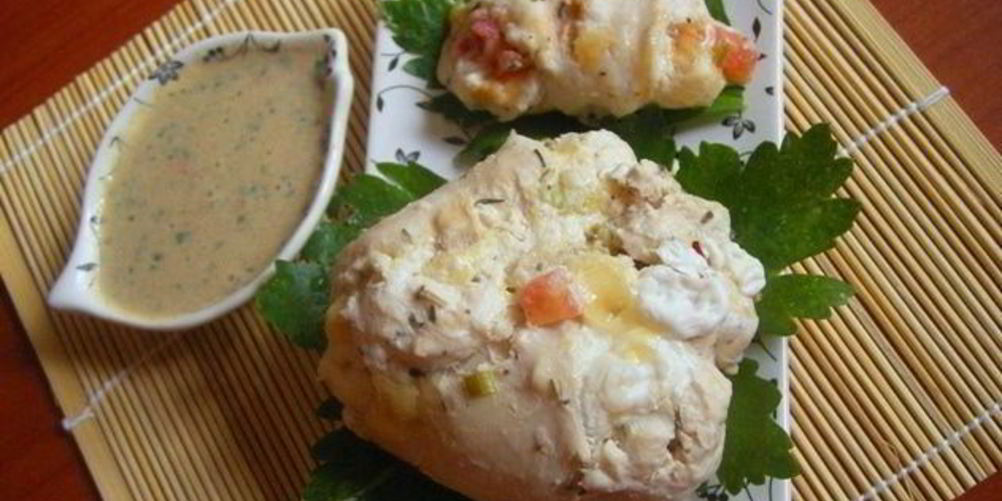 Рецепт сочные куриные конверты и рулеты из пароварки