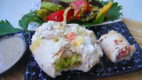 сочные куриные конверты и рулеты из пароварки