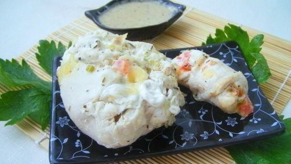 сочные куриные конверты и рулеты из пароварки