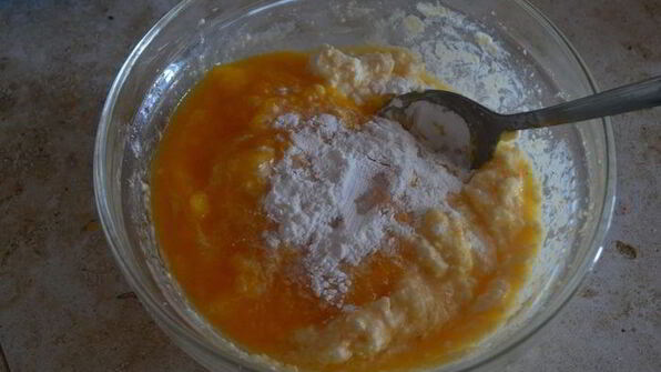 творожно-персиковый рулет восхищение