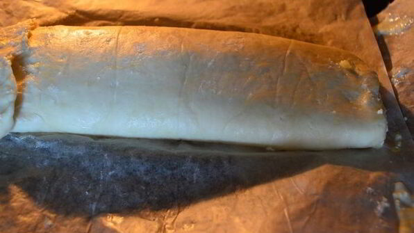 творожно-персиковый рулет восхищение