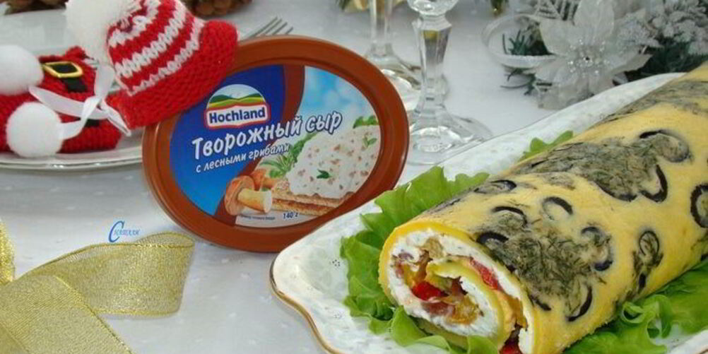 Рецепт закусочный рулет ассорти