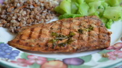 Семга маринованная