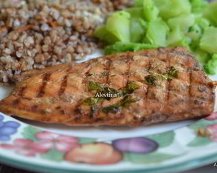 Семга маринованная