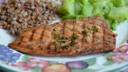 Семга маринованная