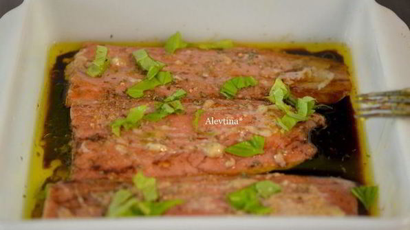 семга маринованная