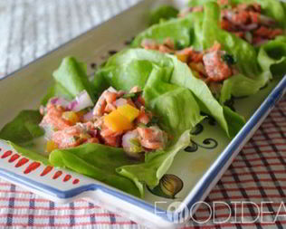 Севиче из лосося