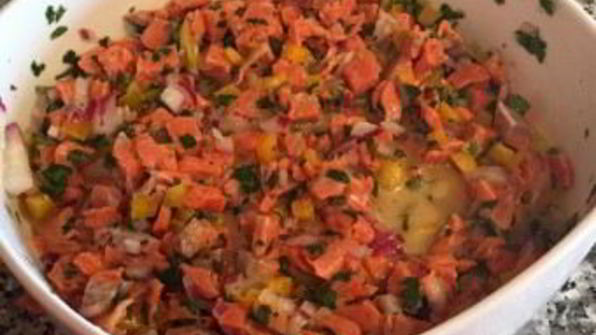 севиче из лосося