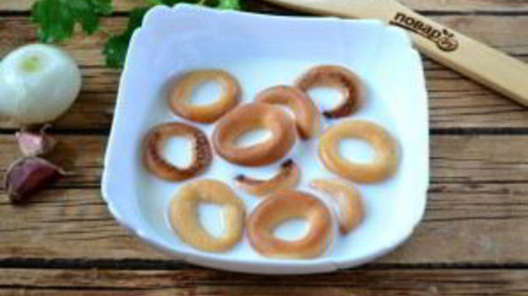 сушки, фаршированные фаршем