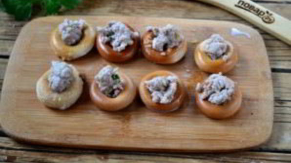 сушки, фаршированные фаршем
