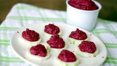 Свекольный хумус