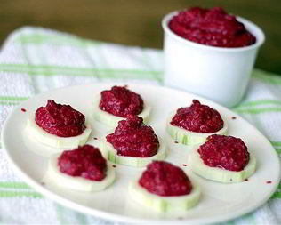 Свекольный хумус