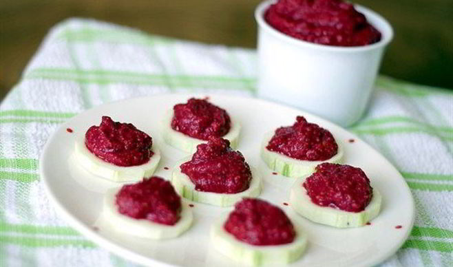 Свекольный хумус