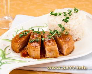 Свинина, маринованная в соевом соусе и лимонном соке