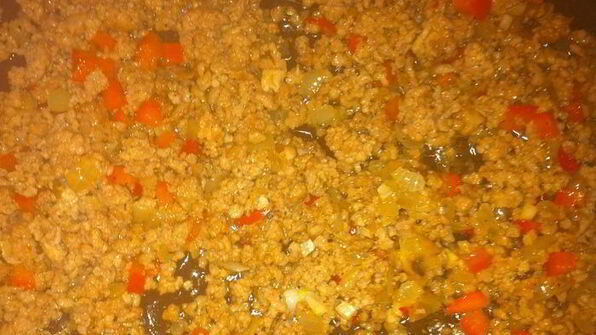 такос с мясной начинкой