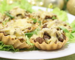 Закуски в тарталетках