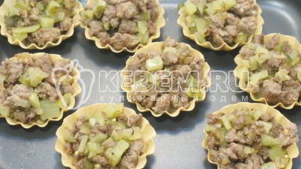 тарталетки с начинкой новогодний сюрприз