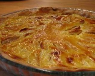 Французский миндально-яблочный тарт