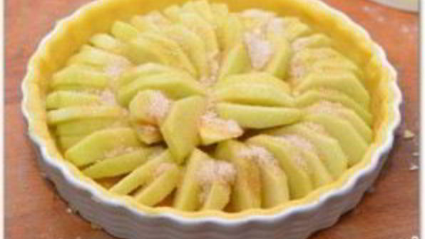 французский яблочный тарт