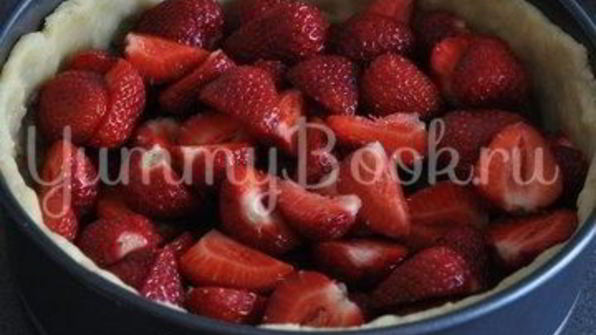 клубничный тарт со сметаной