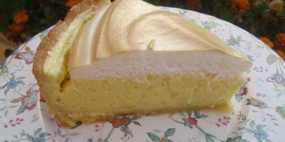 Рецепт лимонный тарт с меренгой
