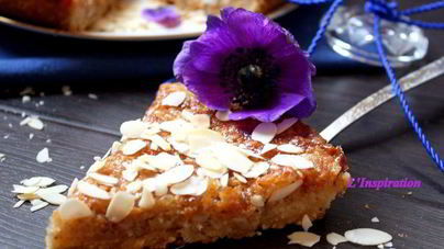 Миндально-медовый тарт