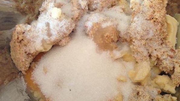 миндальный тарт с лимонным пудингом