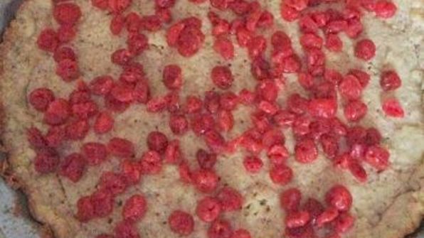 миндальный тарт с лимонным пудингом