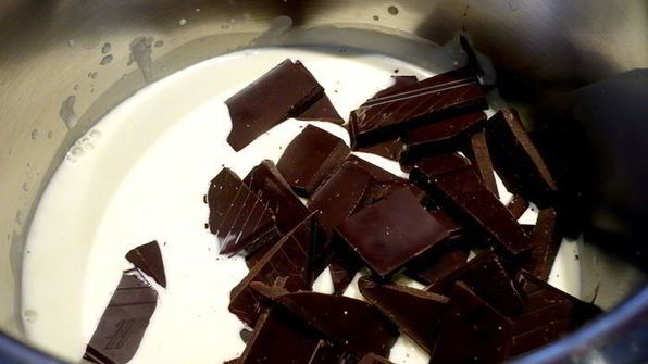 шоколадно-арахисовый тарт